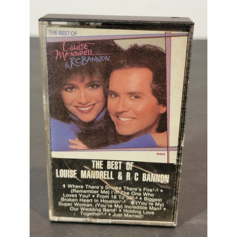 Louise Mandrell & R C Bannon The Best Of Cassette‎ 1983 RCA